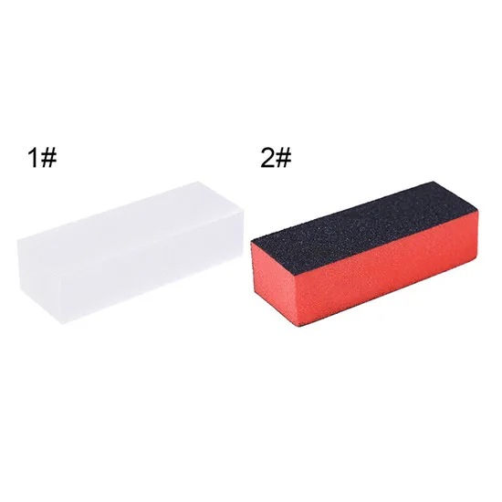 1 шт/2 шт шлифовальная губка для ногтей полировальные пилки белый черный блок шлифовальная полировка Многофункциональный Маникюрный Инструмент для дизайна ногтей