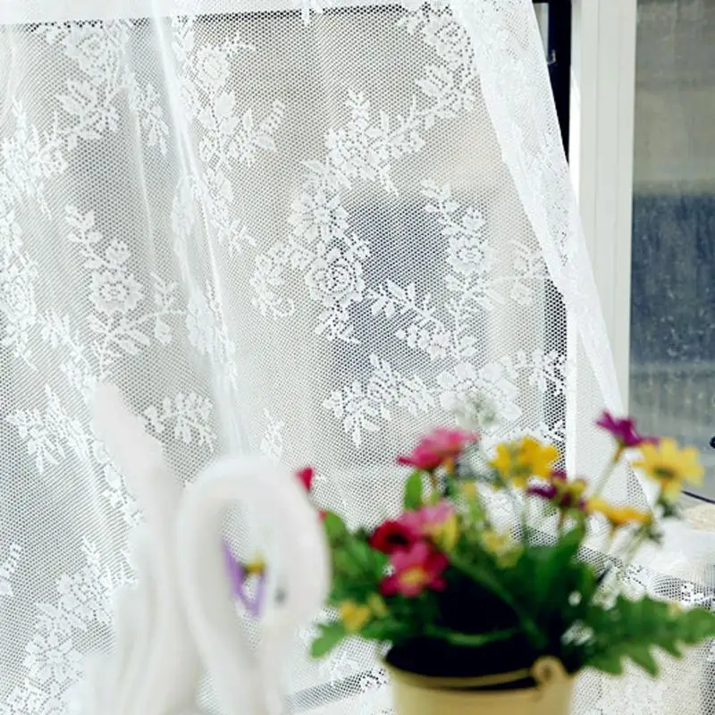 Кружева занавески вуаль тюль занавес s насекомое навес балдахин драпировка панели лист двери прозрачные Занавески для окна для гостиной