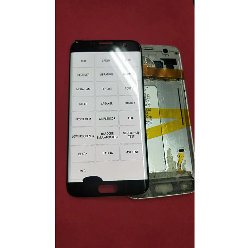 ЖК дисплей amoled 5 дюйма без рамки для SAMSUNG Galaxy s7 edge G935 G935F + дигитайзер сенсорного