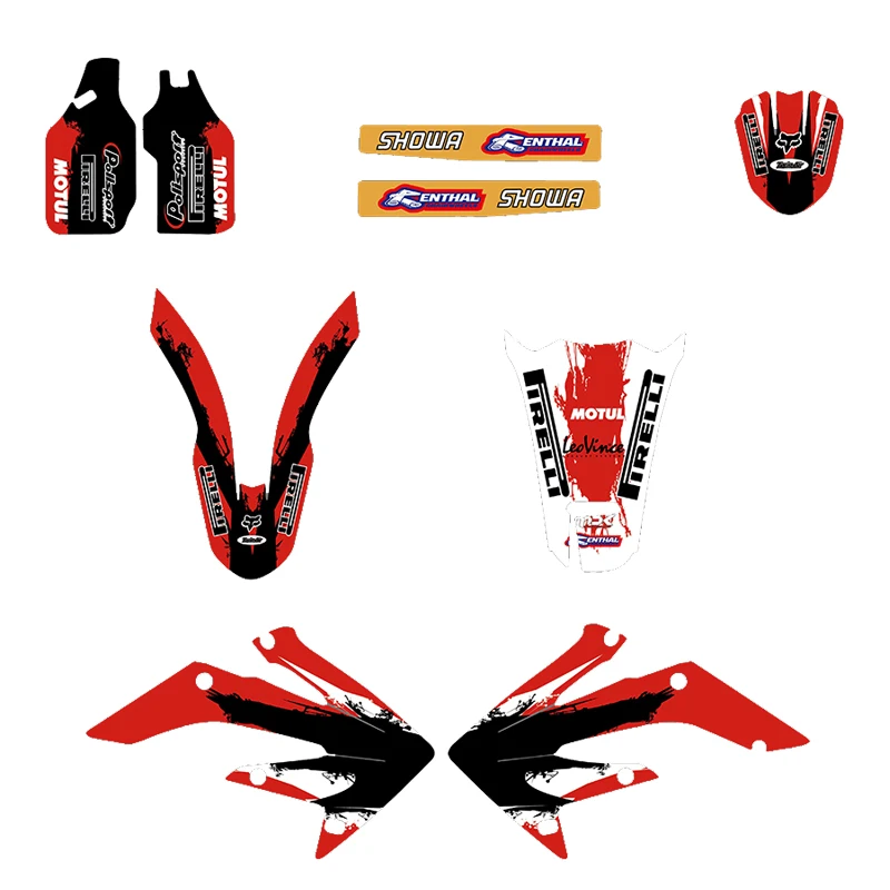 Набор стикеров для Honda CRF250X 2004 2005 2006 2007 2008 2009 2010 2011 2012 CRF 250 X 250X|sticker kit|crf 250xcrf |