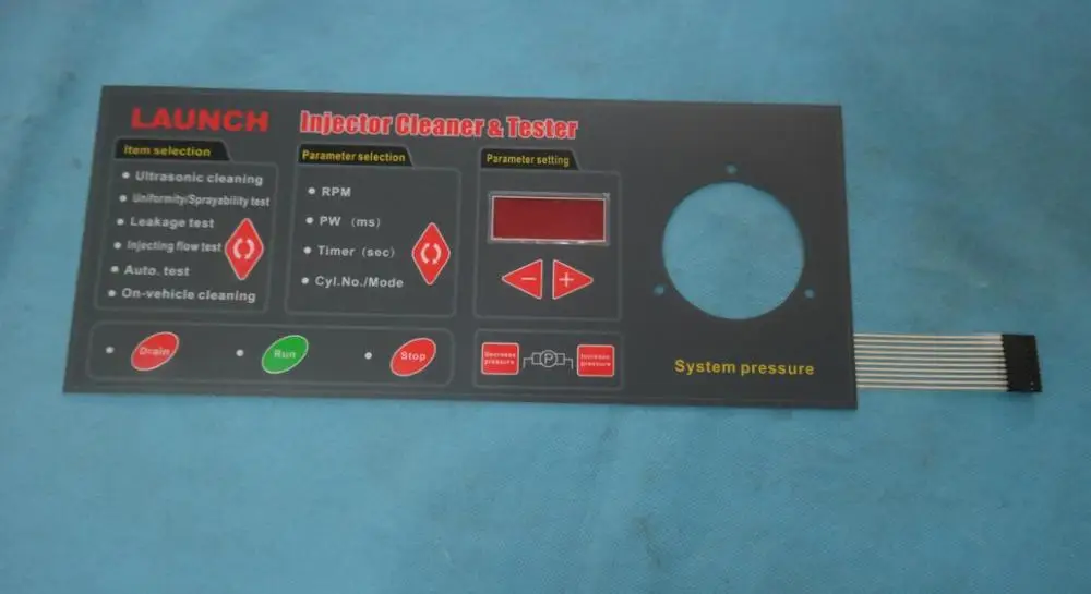 

l Genuine English Operation Panel Keyboard For Launch CNC-602A Injector Cleaner Tester