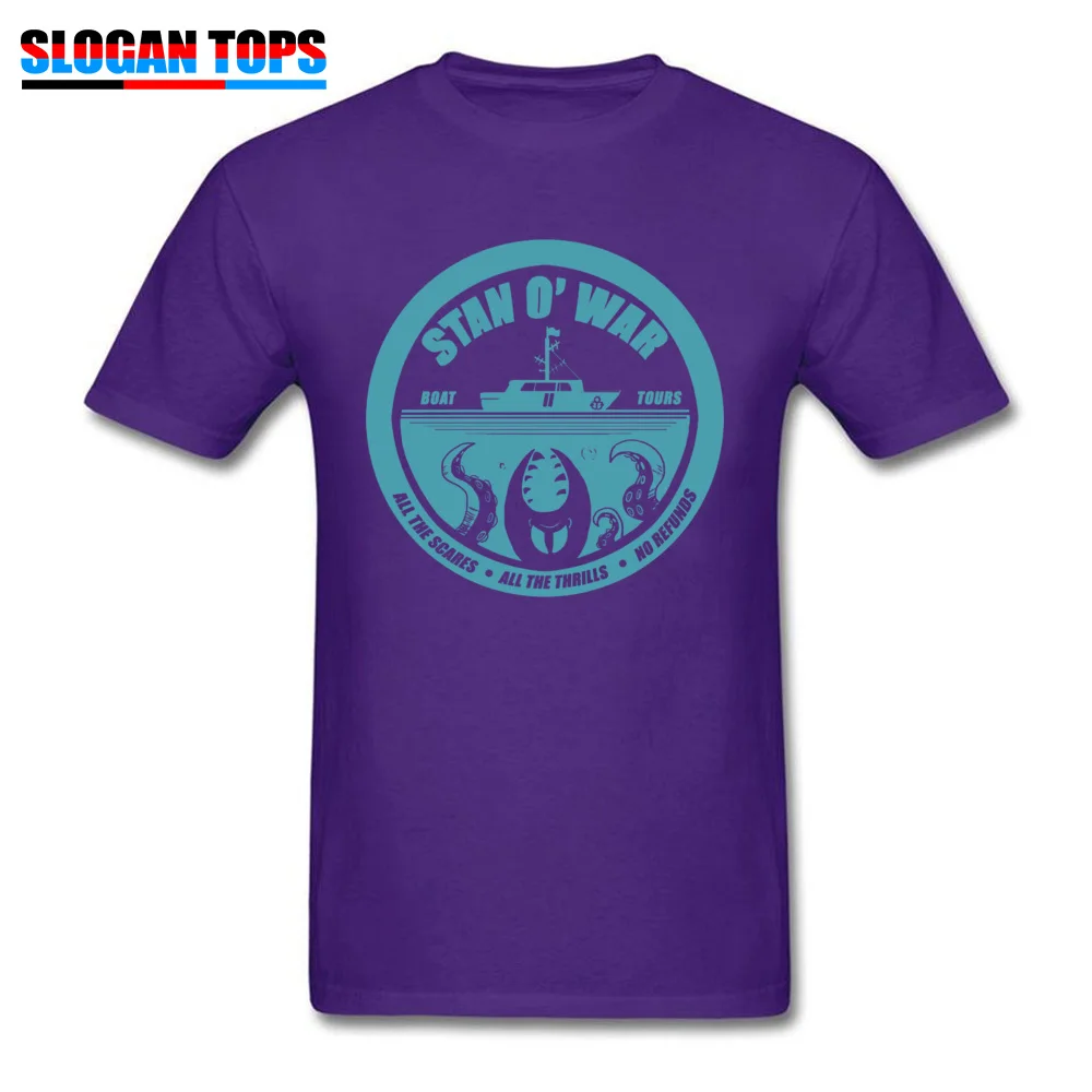 Casual Geek Tshirts for Men 100% Cotton VALENTINE DAY Tops T Shirt Custom Tops Shirts Short Sleeve Rife Crewneck STAN OWAR TOURS Gravity Falls 1843 purple