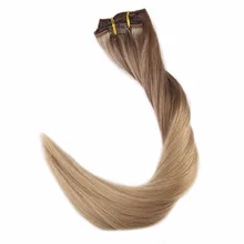Full Shine 9Pcs Clip In Human Hair Extensions Balayage Hair Extension Clip Ins 100% Real Remy Hair Extensions Brazilian Hair Full Shine 9Pcs Clip In Human Hair Extensions Balayage Hair Extension Clip Ins 100% Real Remy Hair Extensions Brazilian Hair