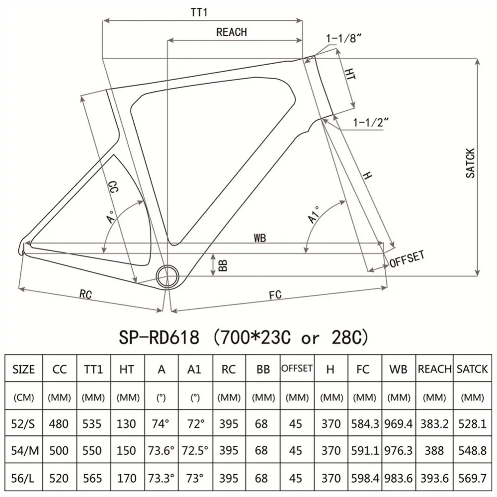 Discount Spcycle New Carbon Fiber Road Bike Frames with Intergrated Handlebar Direct Mount Brake Aero Racing Bicycle Carbon Framesets 0