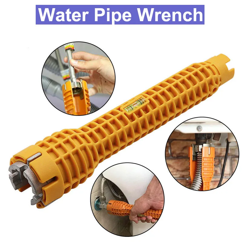 

Multifunctional Repair Tool Water Pipe Wrench Basin Bottom Pliers Sleeve Socket Wrench Faucet Sink Installation Maintenance Tool