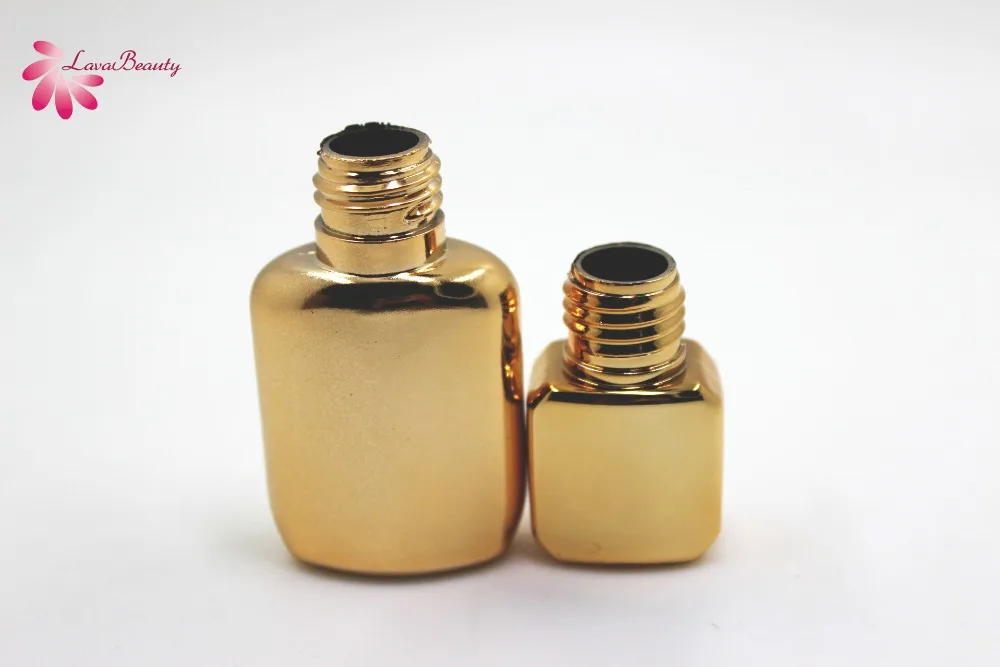 

Free Shipping New Arrival Gold/Silver False Eyelashes Glue Packaging Bottle Eyelash Growth Liquid Packing Container, 20pcs/Lot