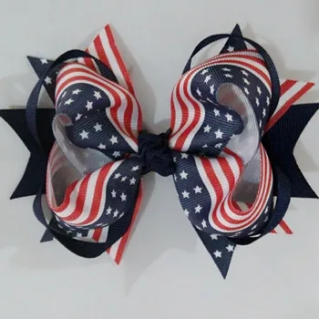 

30 BLESSING Good Girl Costume Boutique 6.5 Inch Ring Hair Bow Clip 98 No. Custom