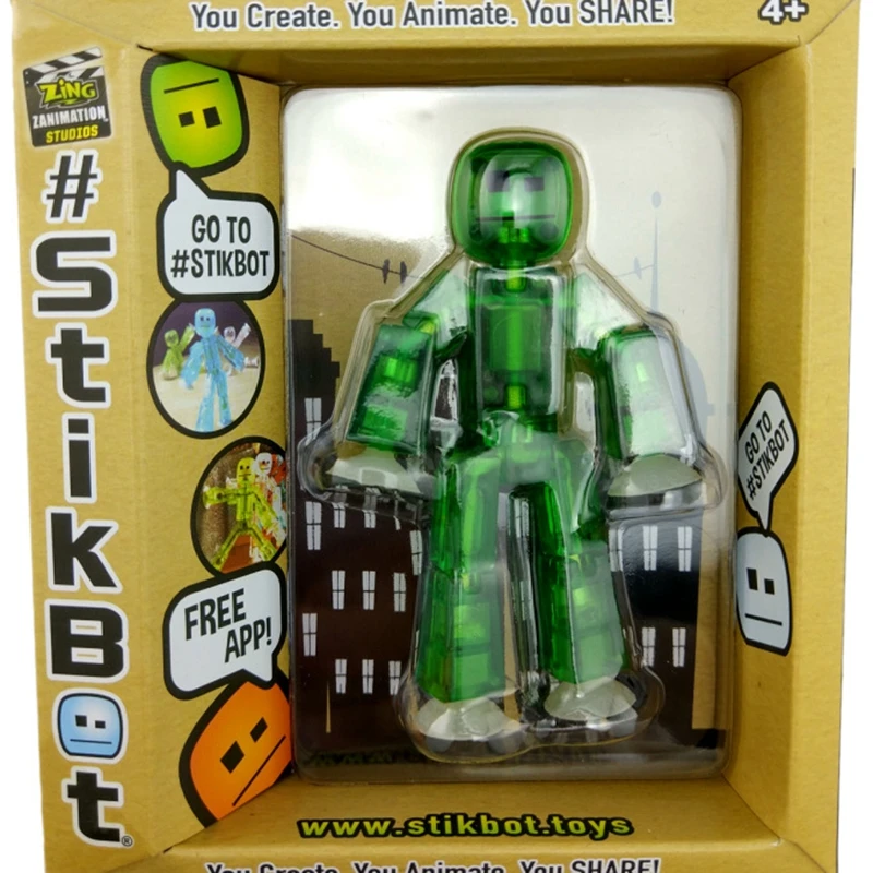 DIY StikBot Dolla присоска оружие фигурка ролевая игра липкий робот кукла Creat аксессуар