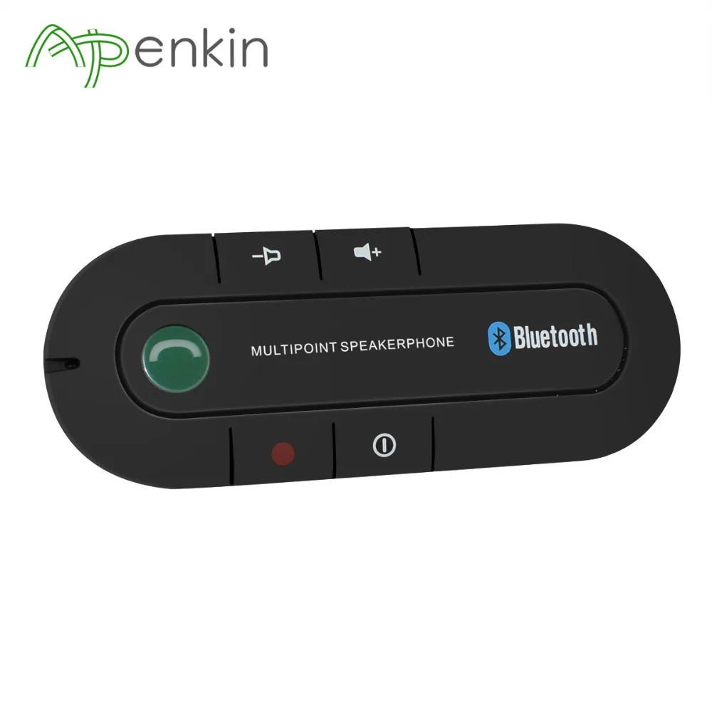 

Arpenkin Multipoint 4.1+EDR Wireless Bluetooth Handsfree Car Kit Speakerphone MP3 Music Player for IPhone Android phones Black