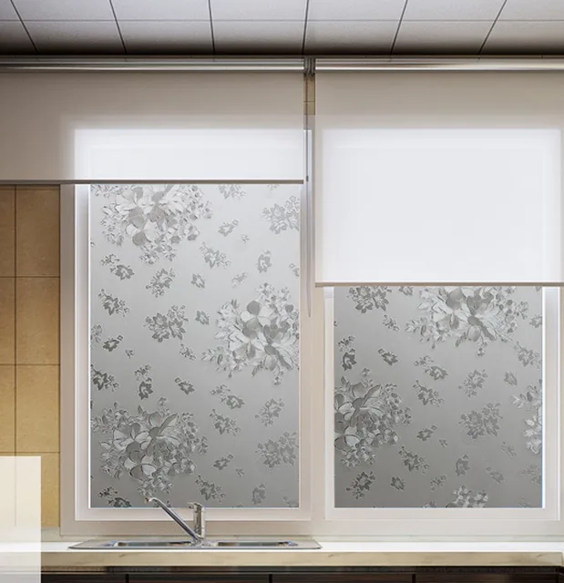 Frosted UV static cling 75cm x 200cm living room sliding door