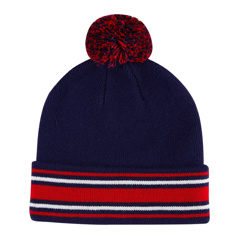 Cotton Men's Winter Fall Hat Fashion Knitted Ski hats women warm hat cap Bonnet Skullies Beanie Soft Knitted Beanies Unisex 01