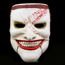 Страшный Скотт снидер Джокер маски из ПВХ страшные улыбающиеся человеческие маски для Хэллоуина маскарадные реквизиты для вечеринки с Профессиональный пояс