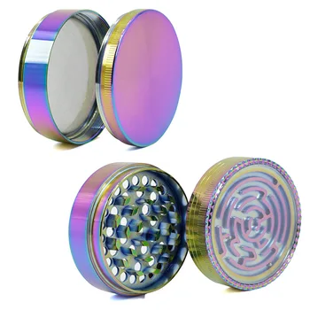 

Herb Grinder Pipes Smoking Weed Utensils Tobacco Smoke Detectors Pipe Grinding 4 Layers Crusher Narguile Grinders Smoking Tools