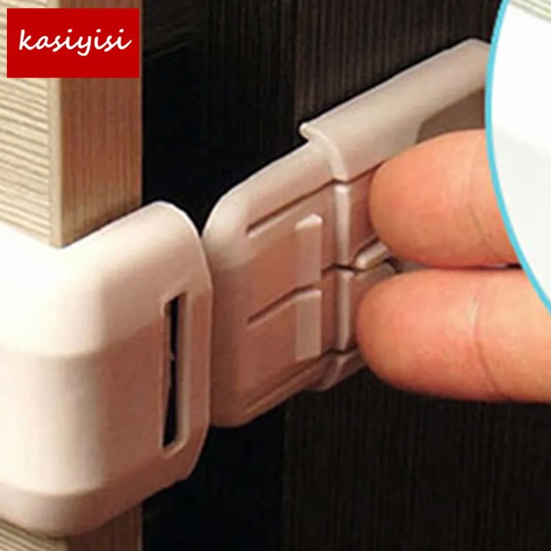 

1PC Door Cabinet Cupboard Double Buckle Safety Lock Baby Kids Child Safety Protection Infant Toddler Drawer Locks
