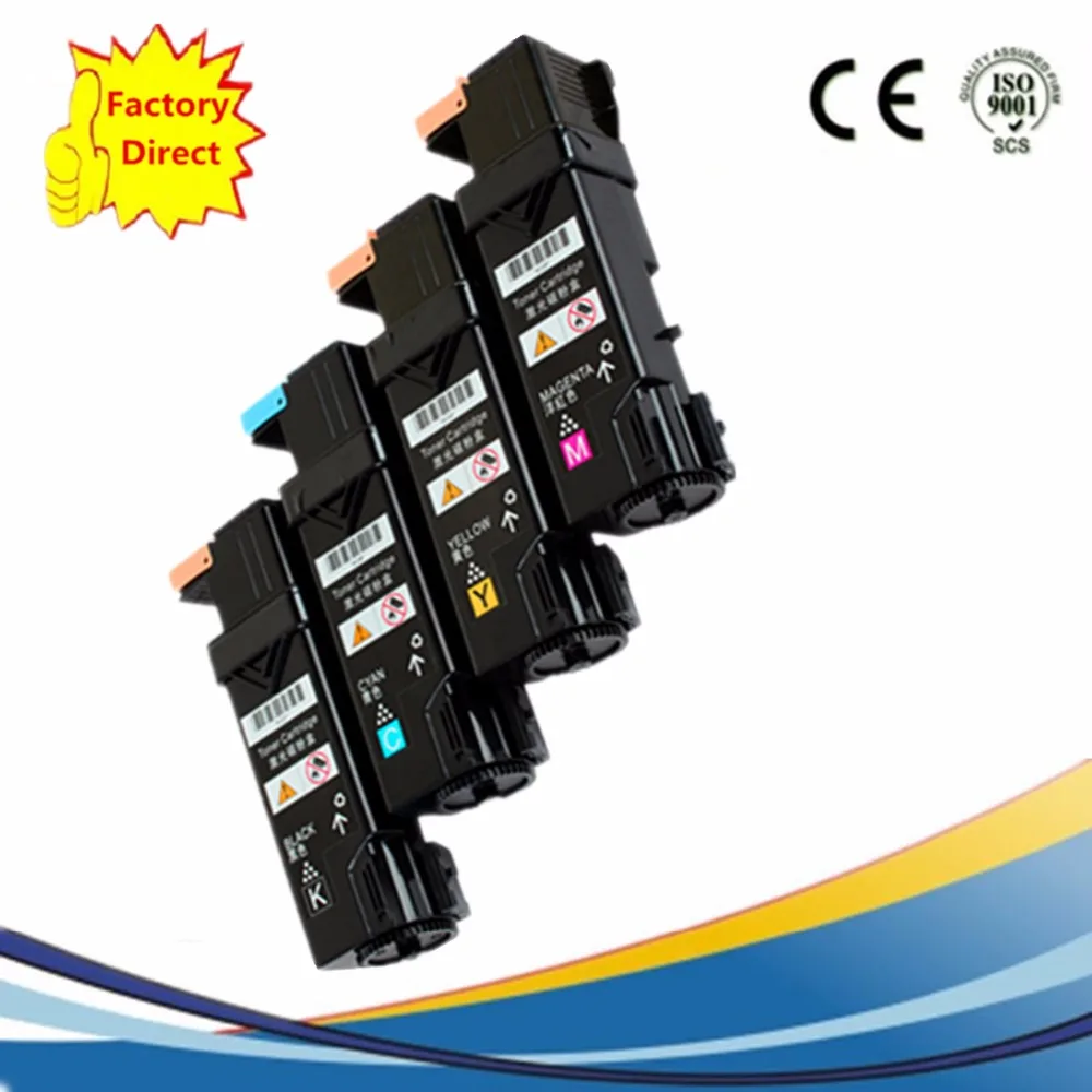 

1 Set Compatible Color Toner Cartridge For Xerox Phaser 6125 6125N Laser Printer 106R01334 106R01333 106R01332 106R01331
