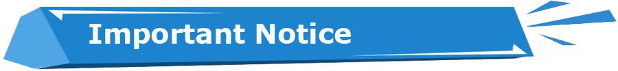 important Notice