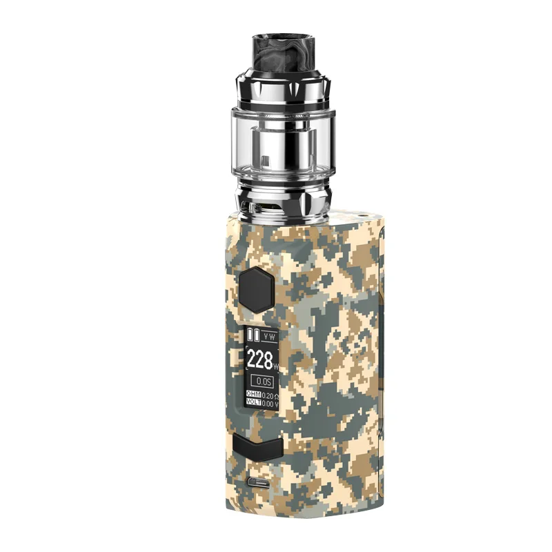 Оригинальный Rincoe манто S комплект TC поле Mod Vape 228 Вт с Метис Смесительный резервуар