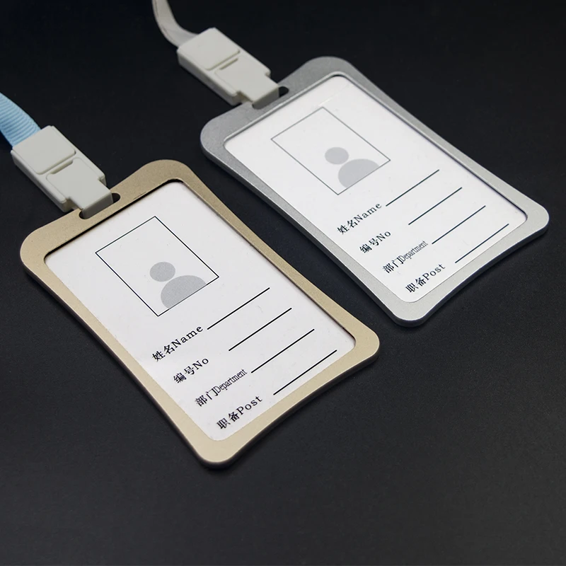 Aluminum Work Card Tags Identification Card Label Work Permit Card Set