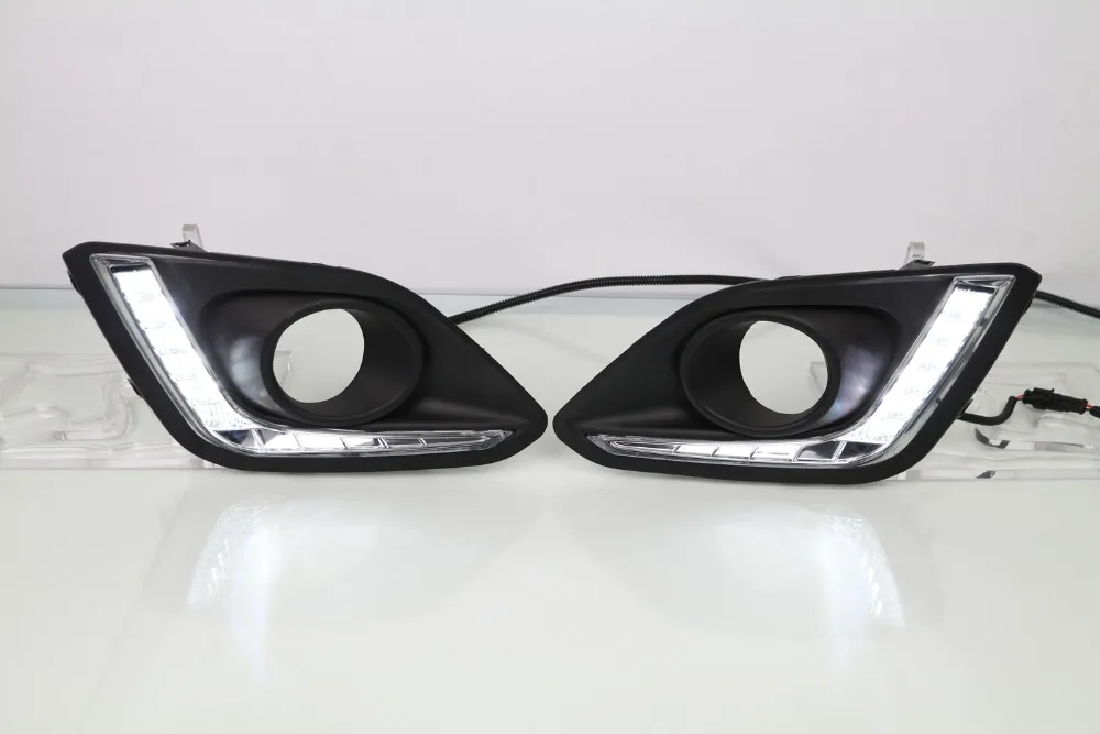 

Osmrk LED DRL for Suzuki Swift 2013-2016 daytime running lights fog lamp cover ,car styling accessories, top quality