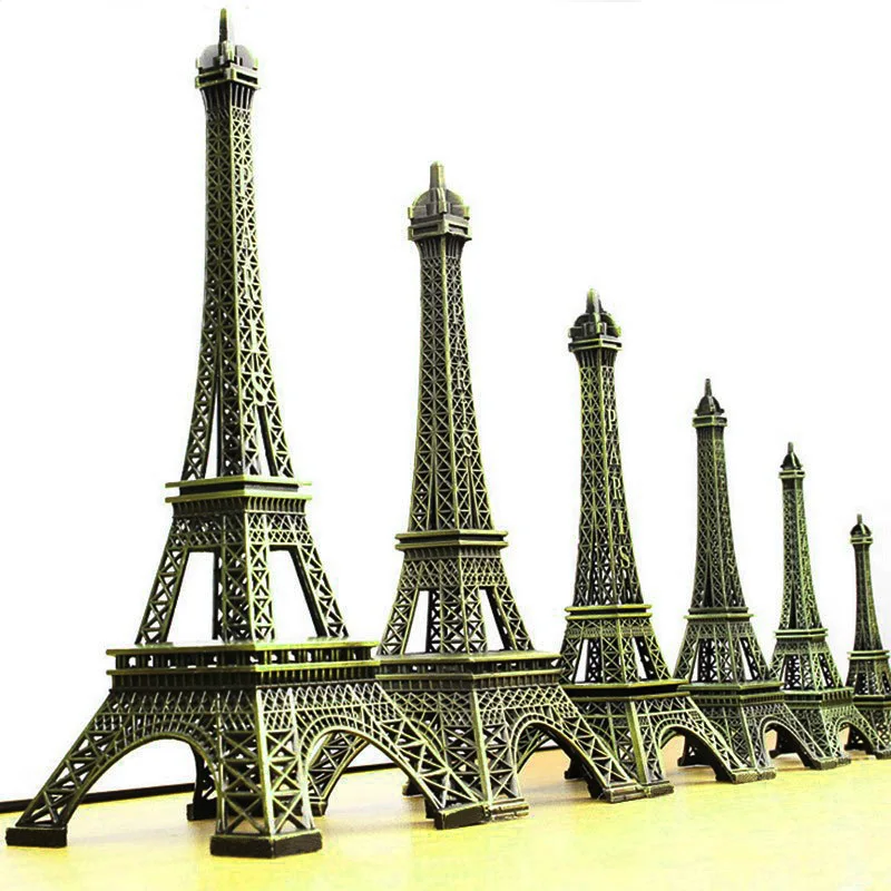 

2016 New Arrival Bronze Paris Eiffel Tower Metal Crafts Home Decoration Accessories Figurine Statue Model Home Decors Souvenir