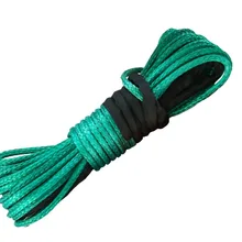 10 мм* 30 м СВМПЭ Синтетический трос лебедки с наперсток для ATV UTV SUV 4X4 4WD