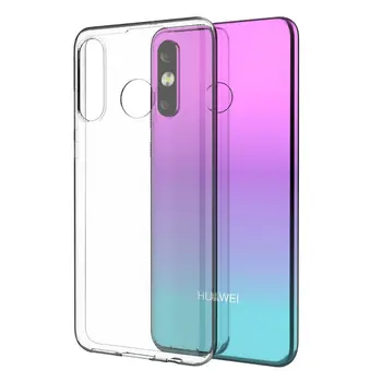 

100pcs/lot Soft Anti-fingerprint Ultra Thin FULL Transparent Clear TPU Case For Huawei P30 Lite P30 Pro P30 Y6 2019 Y7 2019