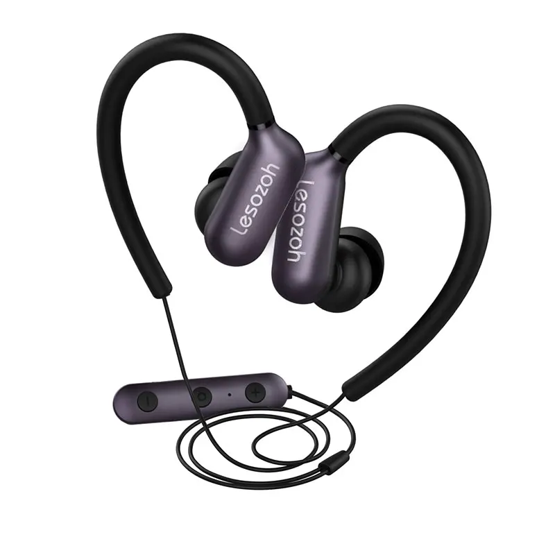 Lesozoh Bluetooth наушники спортивные гарнитура беспроводные со встроенным микрофоном