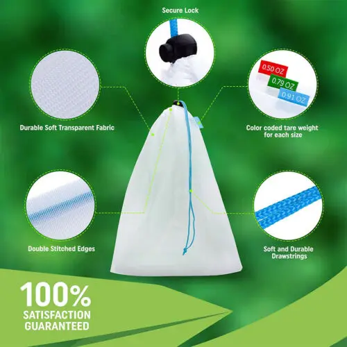 Купить Eco-friendly Cotton Mesh Produce Bags Grocery Fruit Storage Shopping String Bag Kitchen Organization  Багаж и сумки | Хозяйственные сумки (33033303204)