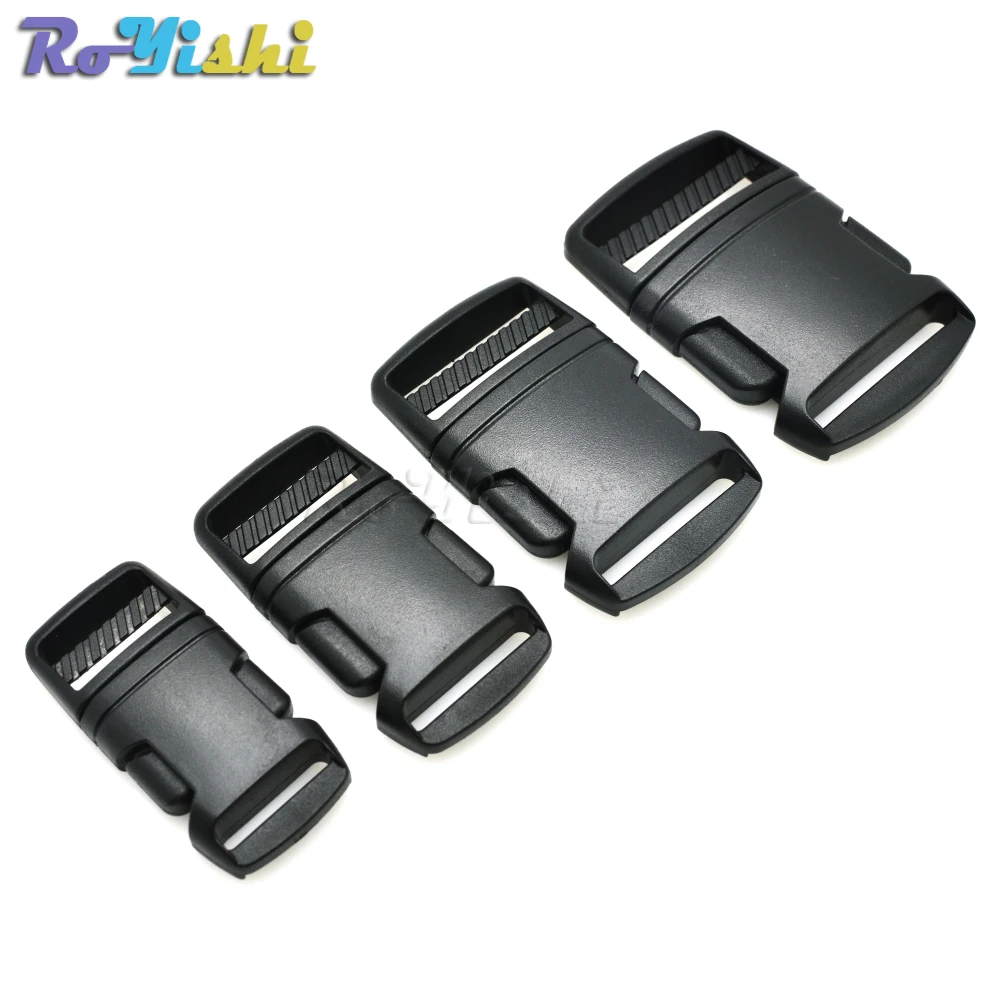 Plastic Arc & Flat Buckle for Backpack Straps Belts Hiking Camping Bagsbuckle for backpack