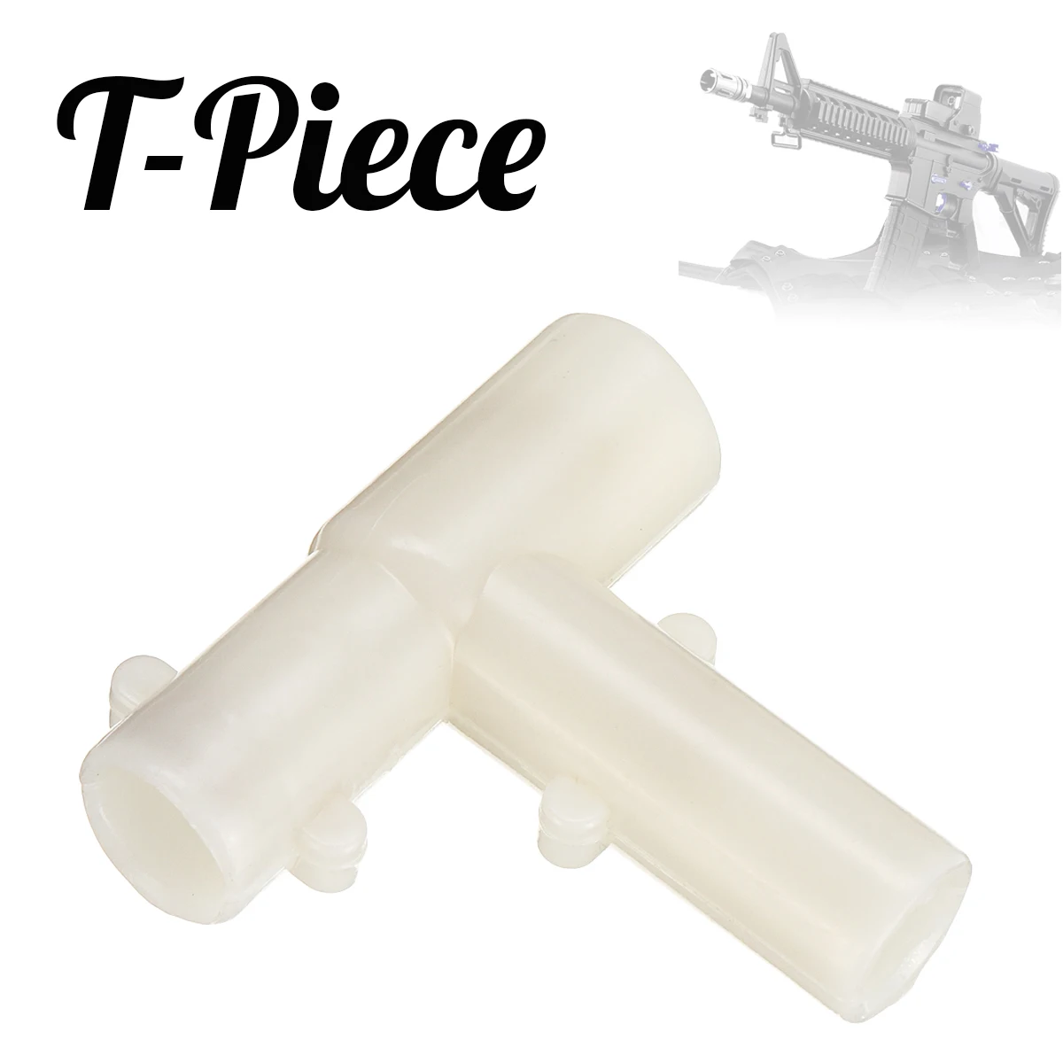 

T-Piece for GEL BLAS TER gen8 mkm2 m4 SCAR jin ming barrel Tool Parts Hunting Gun Toy Accessories ABS Replacement Part T-Piece