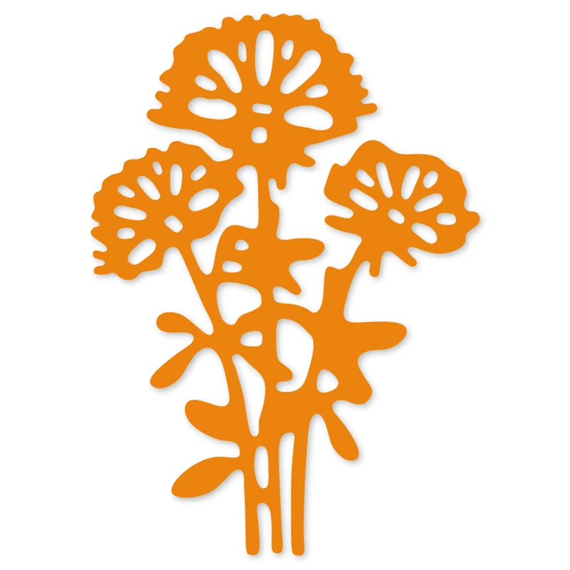 

Cutting Dies 3pcs Wildflowers Border metal cutting dies Scrapbooking for DIY Craft Paper Cards Making Embossing dies 2019 New