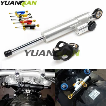 

for MT07 MT09 MT 09 MT 07 CNC Damper Steering StabilizerLinear Reversed Safety Control Over Bike for KTM For Kawasaki Suzuki
