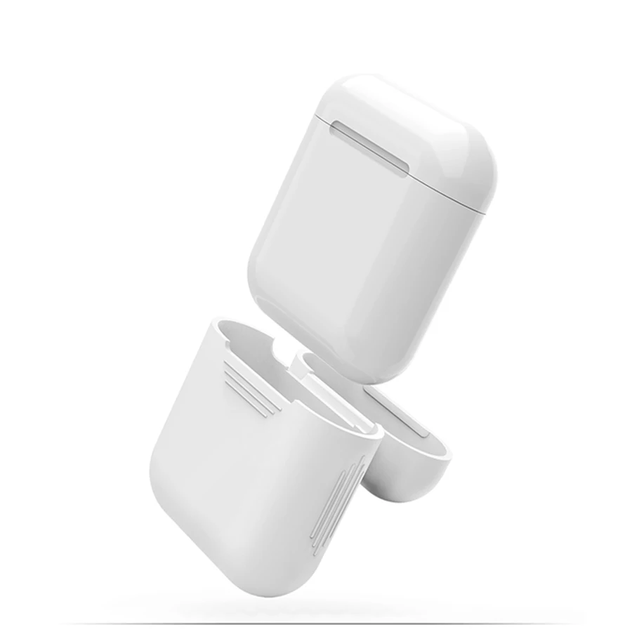 Ahastyle Мягкий силиконовый чехол для Apple Airpods противоударный чехол для Apple гарнитура для Airpods Чехлы ультра тонкий защитный чехол