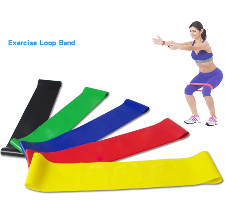 Wholesale Resistance Bands Fitness Loop Yoga Pilates Home Gym Fitness