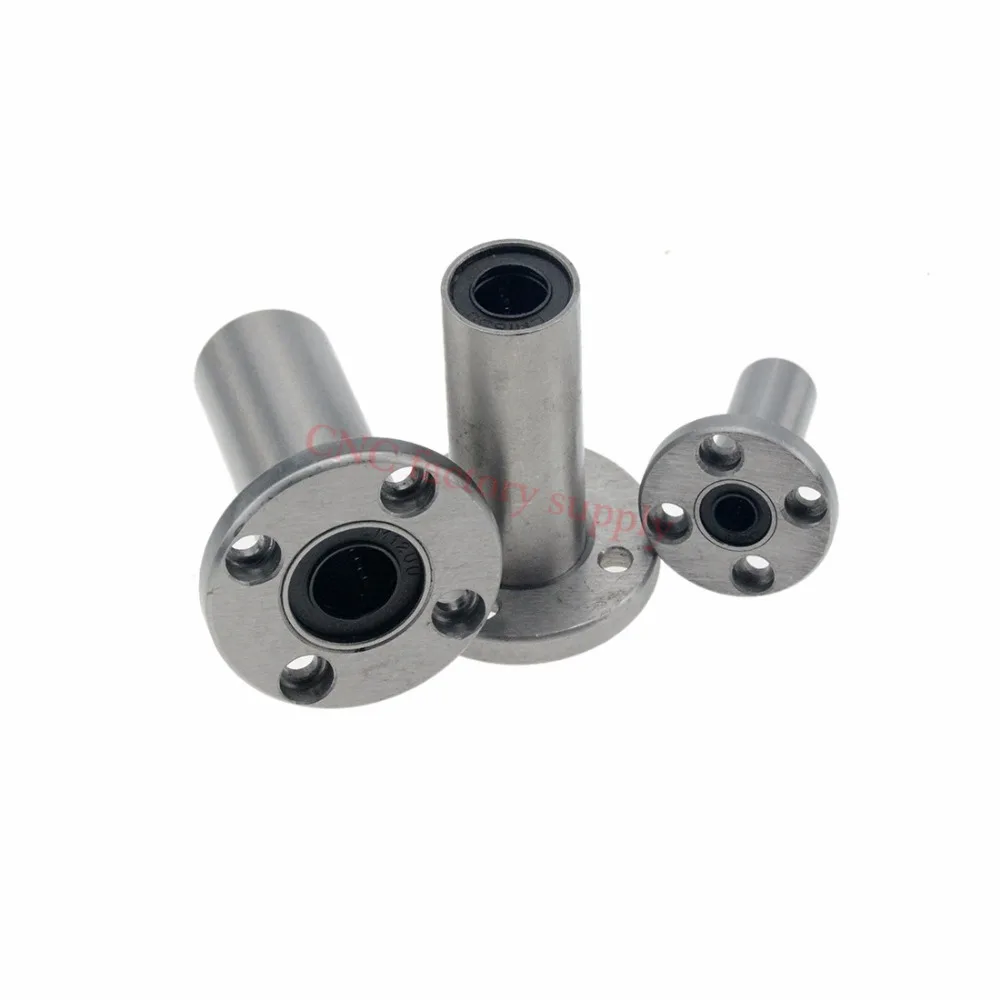 

Hot sale 1pc LMF8UU LMF10UU LMF6UU LM12UU LM8LUU LMF12LUU LM16UU 8mm flange linear ball bearing for 8mm linear shaft CNC parts