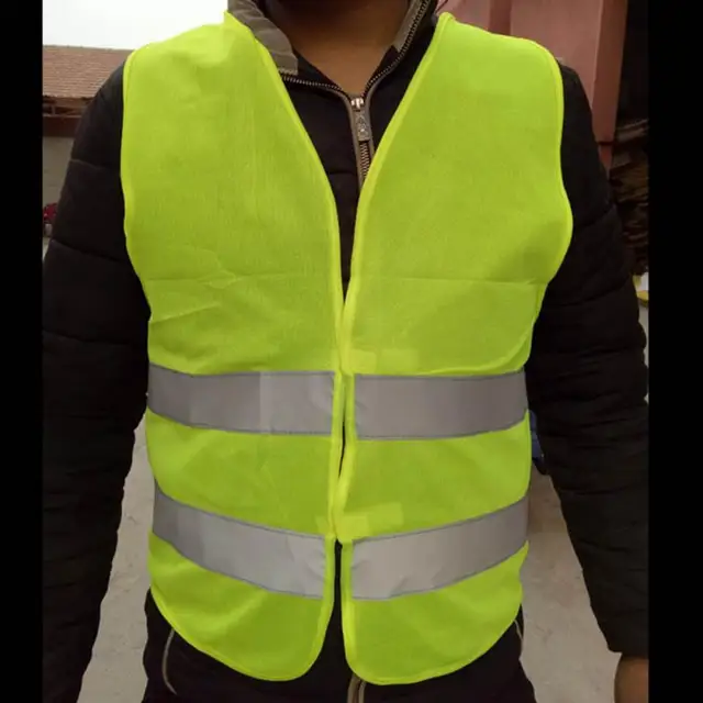 2018 Vest Clothing Traffic Motorcycle Night Rider Fluorescent Safety Security Visibility Reflective Cycling Outdoor Sports