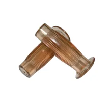 Резиновая 7/" 1" рукоятка ручные ручки винтажная ручка для Honda Suzuki Yamaha Ducati, Harley Bobber Chopper Кафе Racer Универсальная