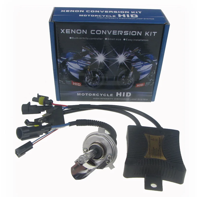 Motorcycle Headlight Hi/Lo Beam Xenon HID Conversion Kit 8000K 35W For Yamaha Motorcycle Headlight Hi/Lo Beam Xenon HID Conversion Kit 8000K 35W For Yamaha