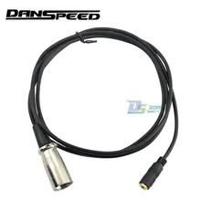 DANSPEED 1.5m 5ft 3Pin XLR Male to 3.5mm 1/8″ Female Jack Adapter Connector Audio Mixer Amp Wire Cable Cord