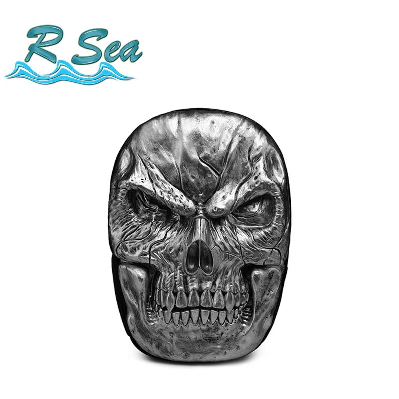 

Free Shipping Backpack Mystical Demon Skull Laptop Fashion 15.6inch Backpack Men Embossed Travel Wearable Shoulder Bag Hot Sale