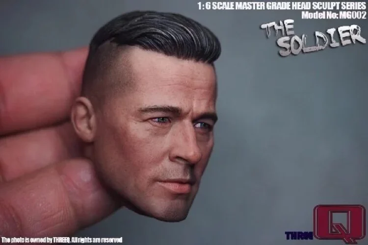 1 6 Threeq Mg002 モデルブラッドピット男ヘッドフューリータンククルーための 12 ボディフィギュアアクションのおもちゃ Null Aliexpress