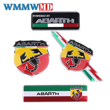 

Car Styling 3D Metal Italy Sticker Scorpion Adhesive Abarth Badge Decal Emblem for Fiat Viaggio Abarth Punto 124 125 500
