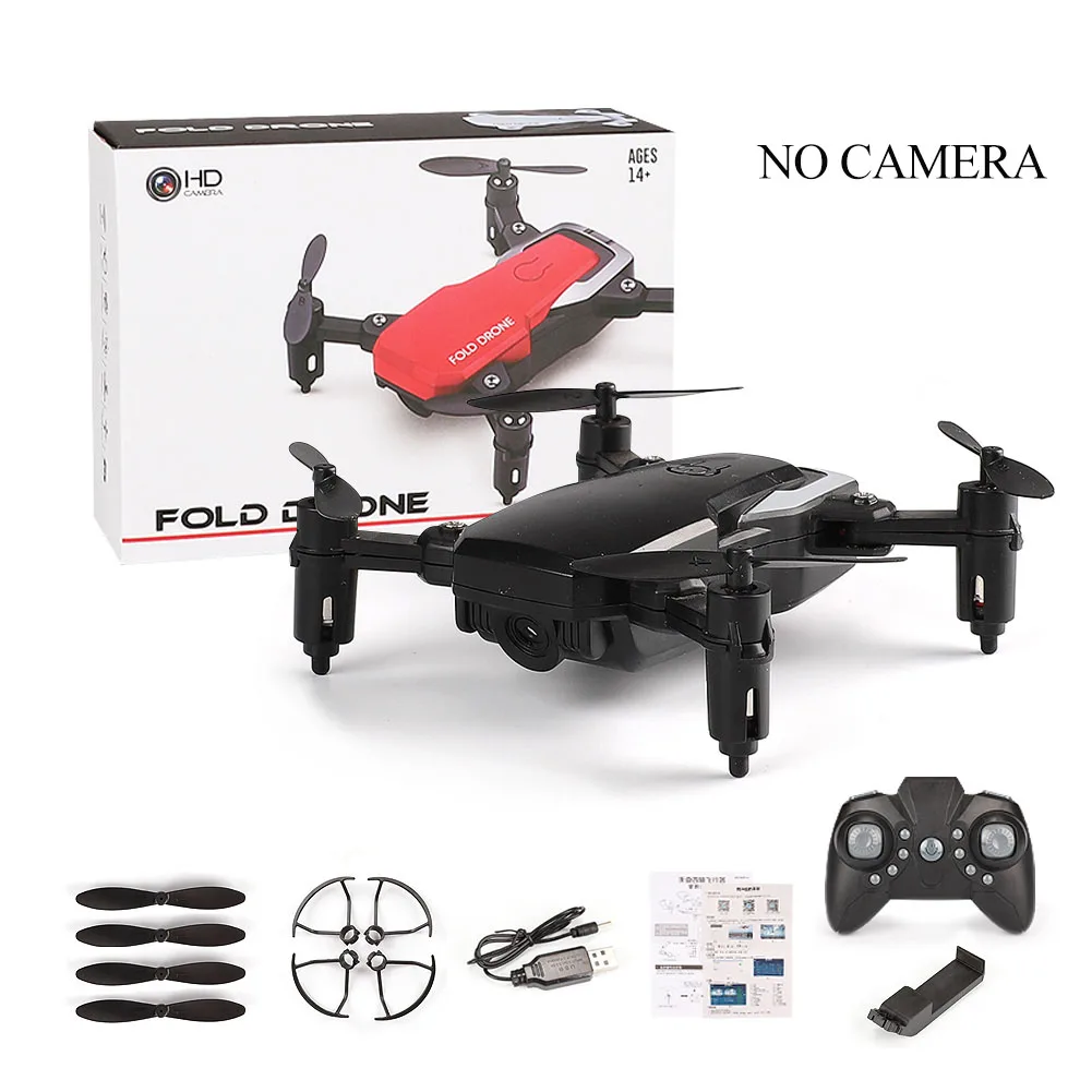 Камера дроны wifi FPV с/без широкоугольного 0.3MP и 2MP 720P HD камера с высоким режимом удержания складной Радиоуправляемый квадрокоптер Дрон - Цвет: No Camera