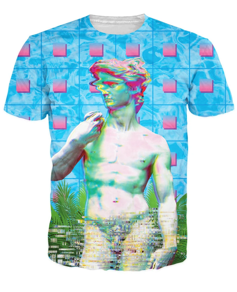 Uap Wilayah T Shirt Nyata Vaporwave 