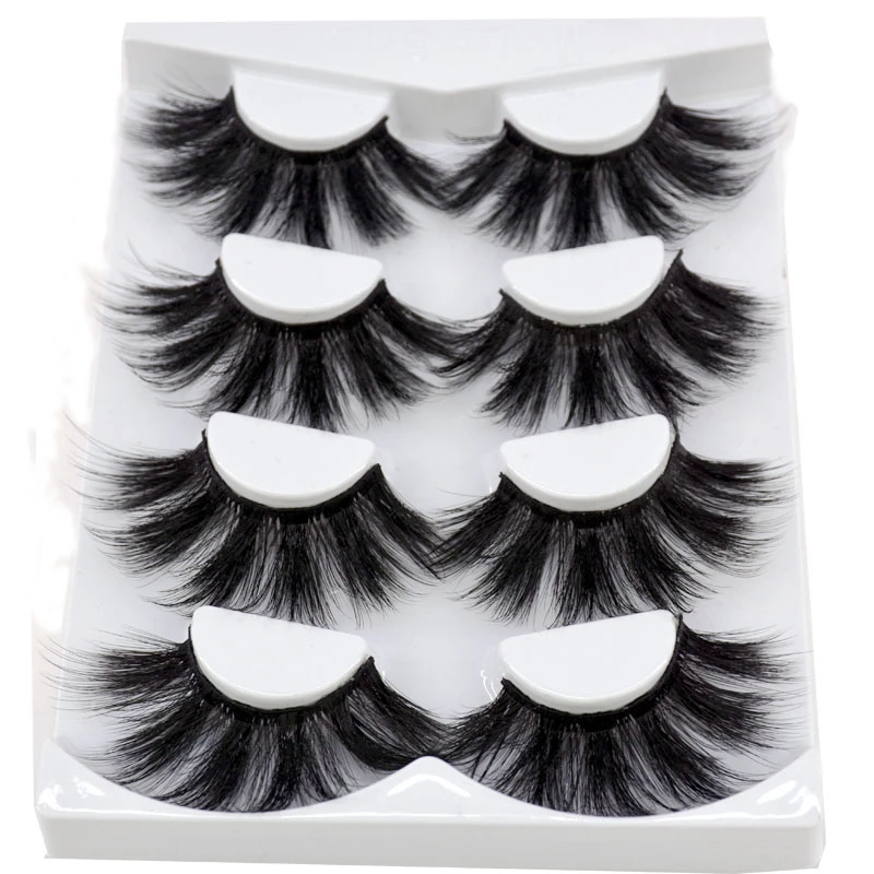 

HBZGTLAD 6D New 25mm Mink Eyelashes Handmade Natural 3D Fake Lashes Ins Long Imported maquiagem False Eyelashes extension cilios