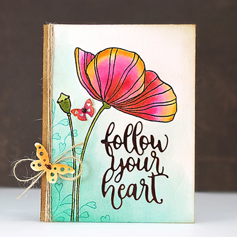 Металлические штампы follow your heart новинка 2019 трафареты для сделай сам скрапбукинг