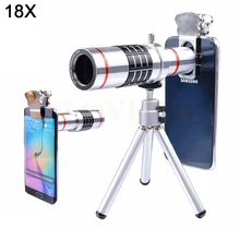 18x оптический телеобъективов телескоп зум-объектив с штатив Мобильный Lentes для Xiaomi redmi 2 3 S 4 Примечание 3 MI6 смартфон