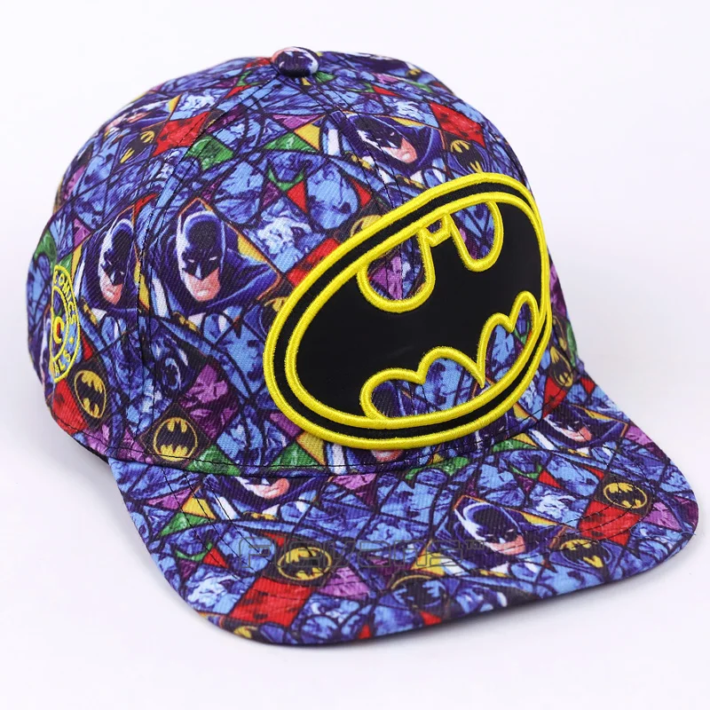 Бренд Бэтмен печати Snapback Кепка s хип хоп модная вышивка плоская шляпа мужская и женская бейсболка 3 цвета