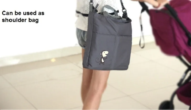 Baby Stroller Organizer Accessories Cartoon Big Capacity Waterproof Bebe Carriage Bag For Prams KF095