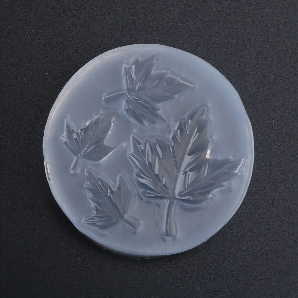 2018 New 1pc Silicone soap mold Leafs chocolate Candy Jelly fondant Gift Mold cooking tools bakeware decoration tools